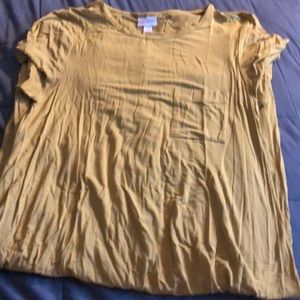 Lularoe Solid Mustard Carly Dress